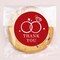 Big Dot of Happiness Cherry Red Wedding Thank You Stickers and Clear Cookie Bags, Cellophane Treat Bags 4.25x7 IN for Candy or Baked Goods - 25 Count
